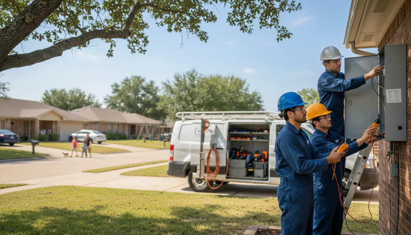 Certified electrician providing emergency electrical services in Lisbon, ND